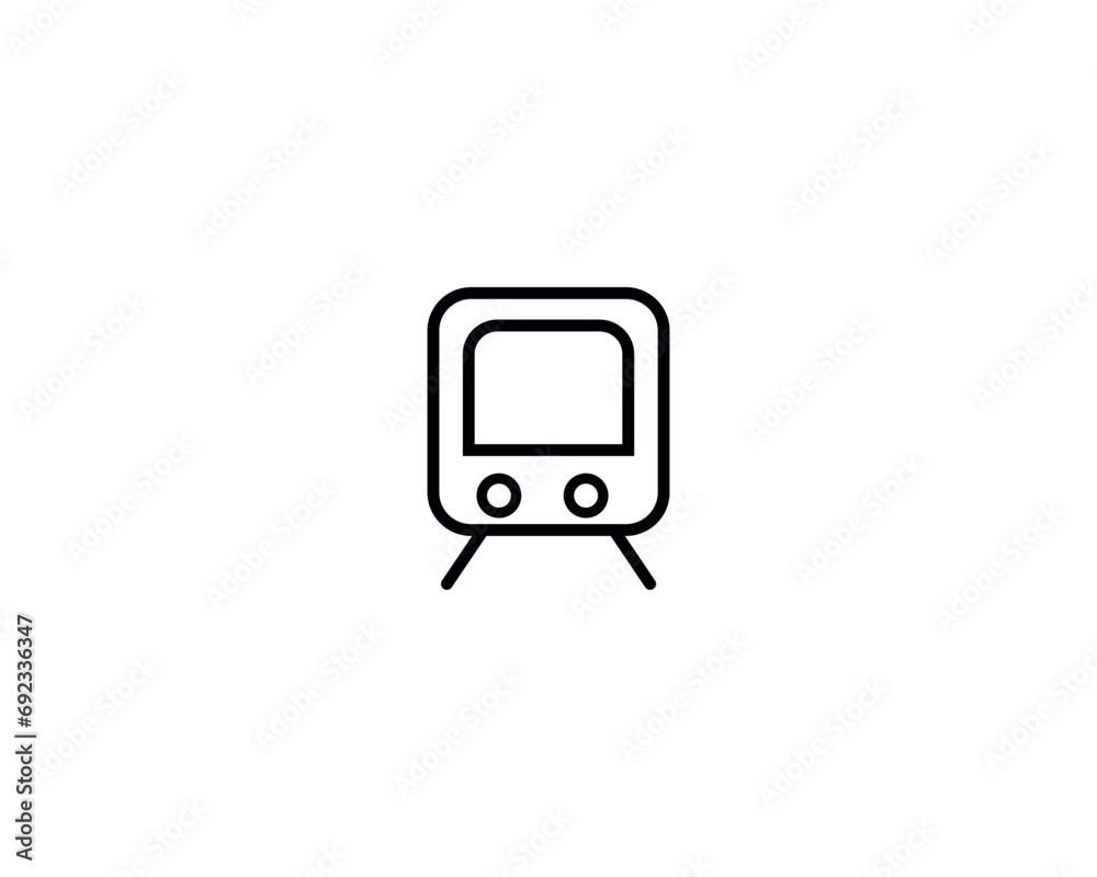 Train metro icon vector symbol design illustration. Train metro icon vector symbol design illustration.