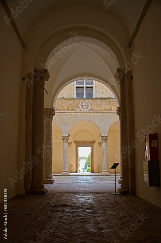 Beautiful Medieval Italian Town of Pienza in Tuscany Italy