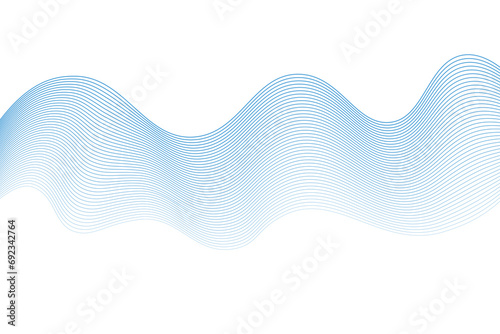 abstract line wave background design with glowing Shiny wave element. Modern gradient Futuristic technology concept. curved twisted waved pattern Brand new style Vector illustration.