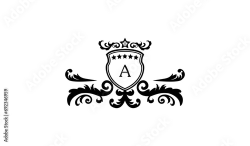 Luxury Stylish Alphabetical Logo A