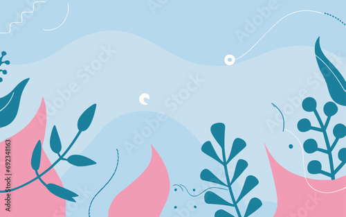 Floral background, Abstract. Good for fashion fabrics, postcards, email header, wallpaper, banner, events, covers, advertising, and more. Valentine's day, women's day, mother's day background.