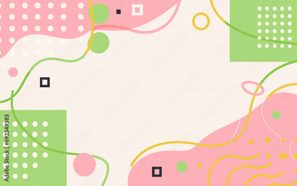 Abstract background poster. Good for fashion fabrics, children’s clothing, postcards, email header, wallpaper, banner, events, covers, advertising, and more.