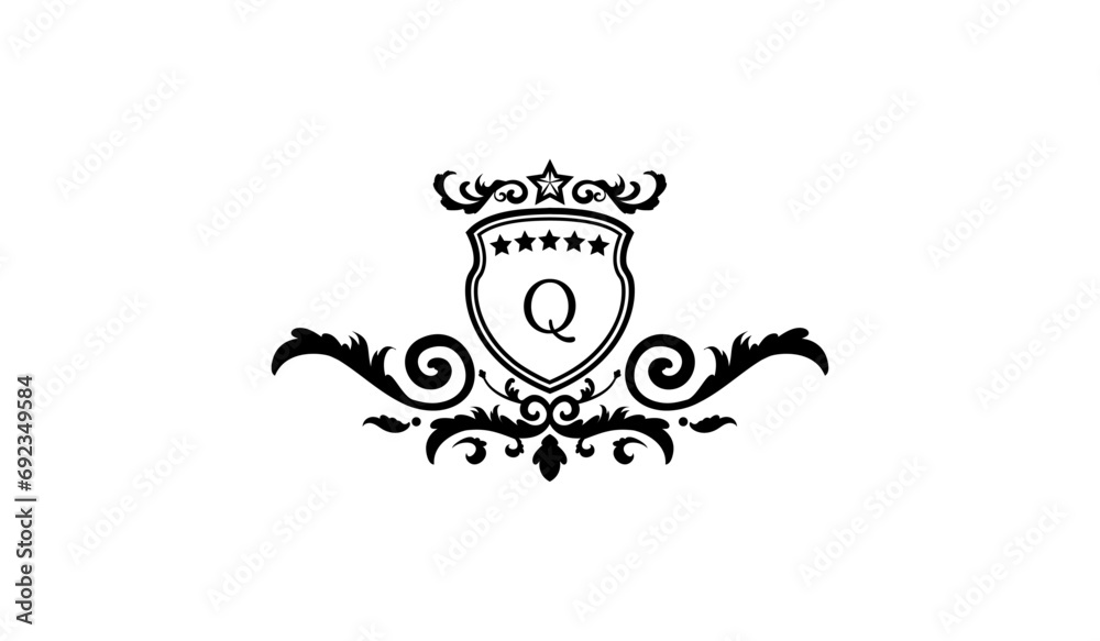 Luxury Stylish Alphabetical Logo Q Luxury Stylish Alphabetical Logo Q
