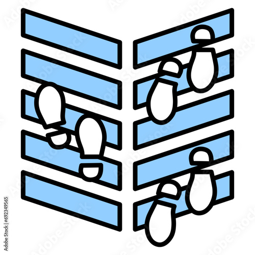 Pedestrian Path Icon