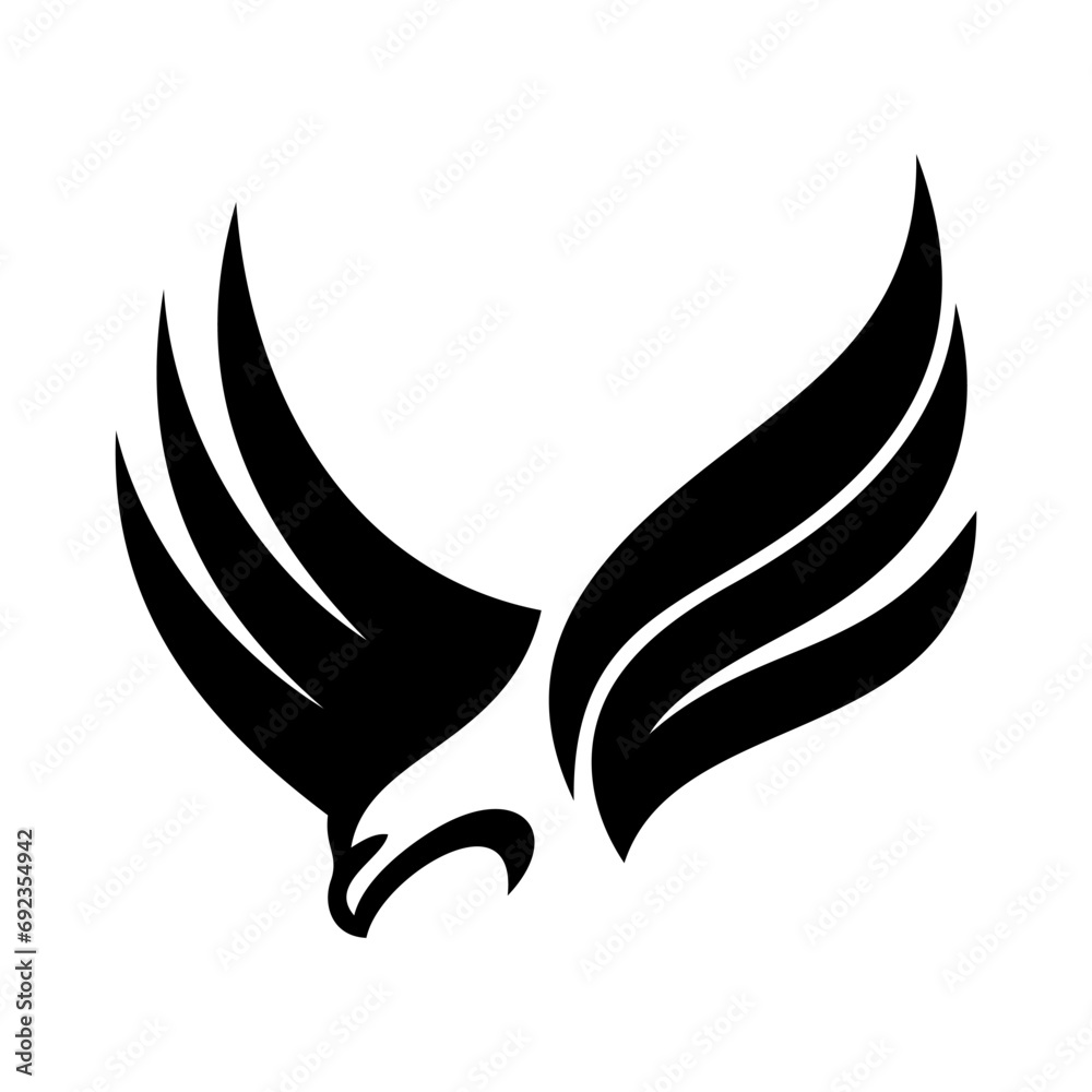 Eagle Vector Logo Design Template