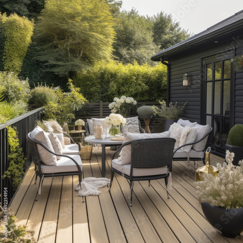 Cottage Charm: Luxurious Garden Deck Stories