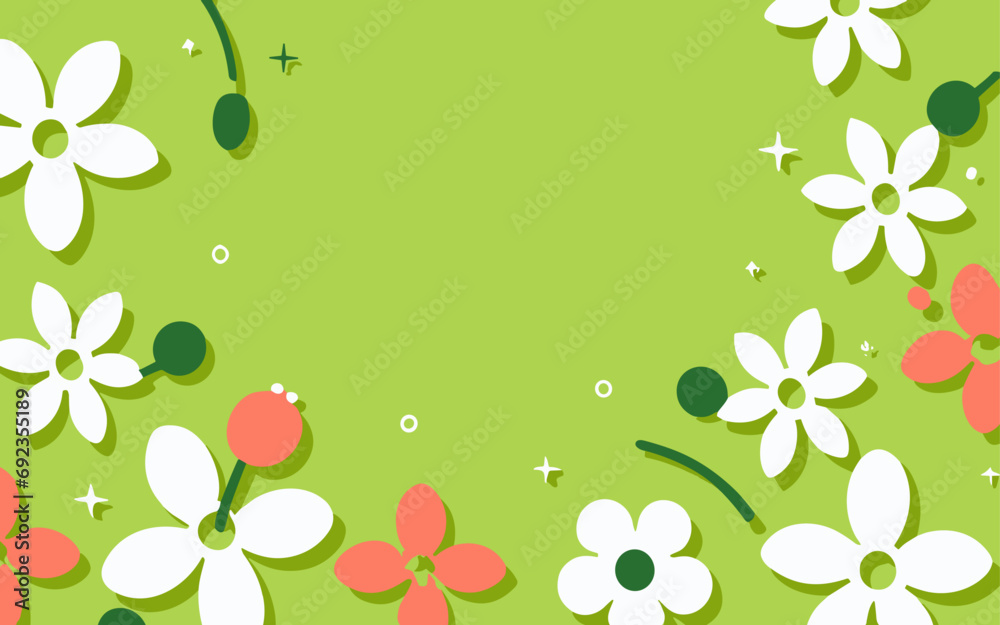 Floral background, Abstract. Good for fashion fabrics, postcards, email header, wallpaper, banner, events, covers, advertising, and more. Valentine's day, women's day, mother's day background. 