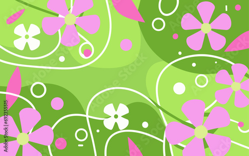 Floral background, Abstract. Good for fashion fabrics, postcards, email header, wallpaper, banner, events, covers, advertising, and more. Valentine's day, women's day, mother's day background.