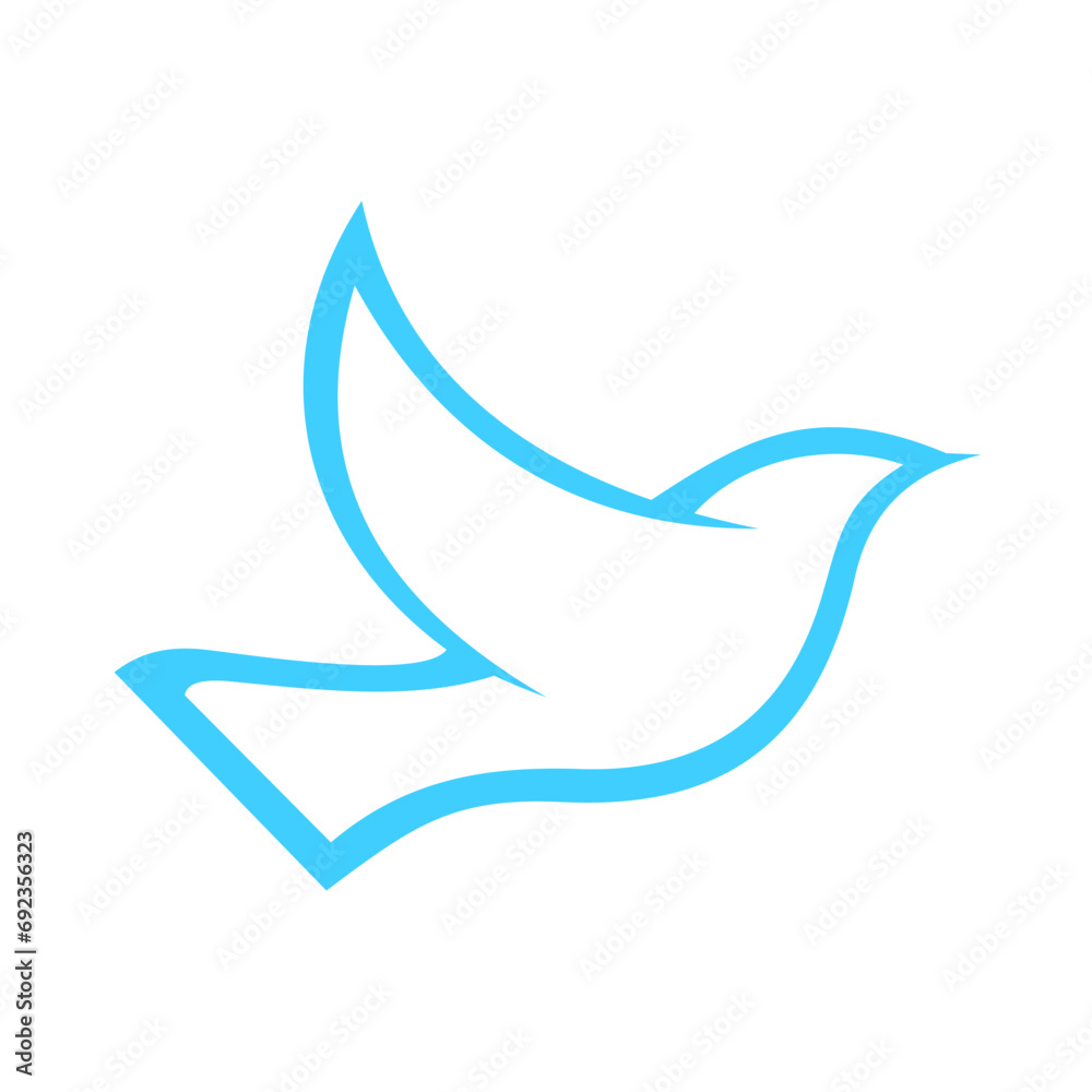 Obraz premium Bird Vector Logo Design Template