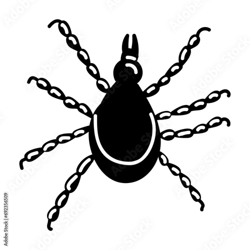 Parasitic diseases phthiriasis. Pediculosis pubis. Venereal diseases. Vector illustration isolated on white background.