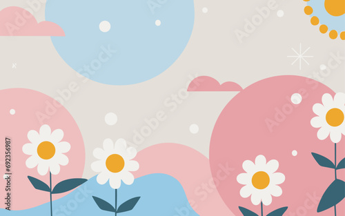 Floral background. Good for fashion fabrics  postcards  email header  wallpaper  banner  events  covers  advertising  and more. Valentine s day  women s day  mother s day background.