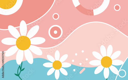 Floral background. Good for fashion fabrics, postcards, email header, wallpaper, banner, events, covers, advertising, and more. Valentine's day, women's day, mother's day background.