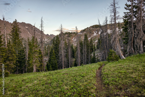 Hiking trail in the Eagles Nest Wilderness, Colorado