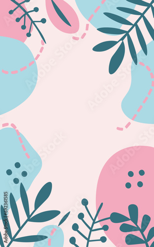 Abstract background poster. Good for fashion fabrics, postcards, email header, wallpaper, banner, events, covers, advertising, and more. Valentine's day, women's day, mother's day background.
