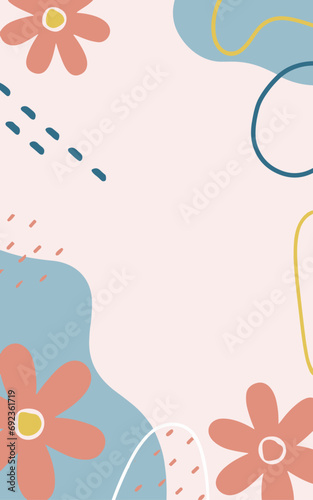 Abstract background poster. Good for fashion fabrics, postcards, email header, wallpaper, banner, events, covers, advertising, and more. Valentine's day, women's day, mother's day background.