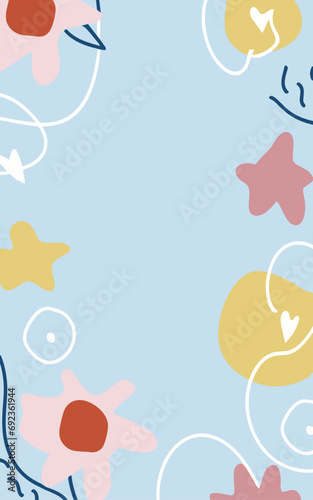 Abstract background poster. Good for fashion fabrics, postcards, email header, wallpaper, banner, events, covers, advertising, and more. Valentine's day, women's day, mother's day background.