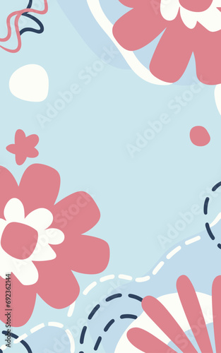 Abstract background poster. Good for fashion fabrics, postcards, email header, wallpaper, banner, events, covers, advertising, and more. Valentine's day, women's day, mother's day background.