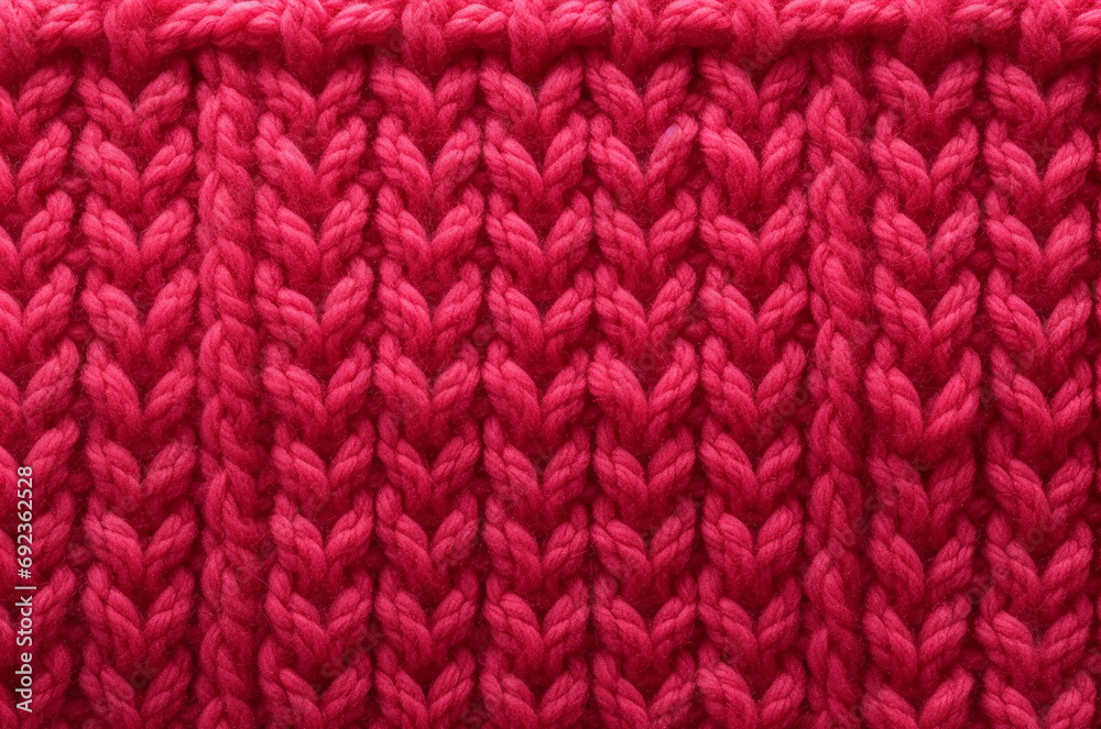 Background knitted pink scarf