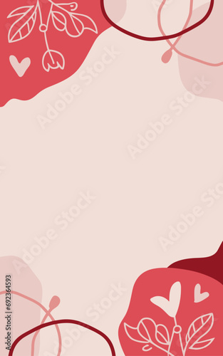 Floral background, Abstract. Good for fashion fabrics, postcards, email header, wallpaper, banner, events, covers, advertising, and more. Valentine's day, women's day, mother's day background.