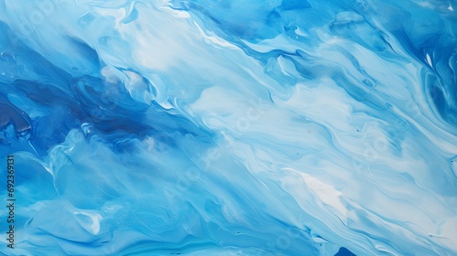 Abstract Blue Acrylic Background