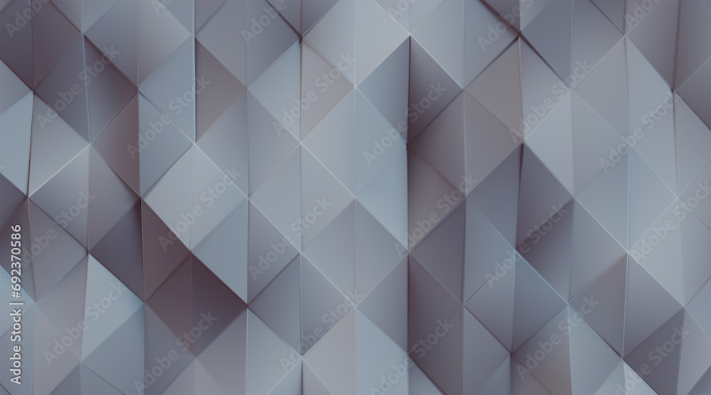 Random shifted Wall background with tiles. Futuristic, triangle tile pattern Wallpaper with 3D. 3D Render Random shifted Wall background with tiles. Futuristic, triangle tile pattern Wallpaper with 3D. 3D Render
