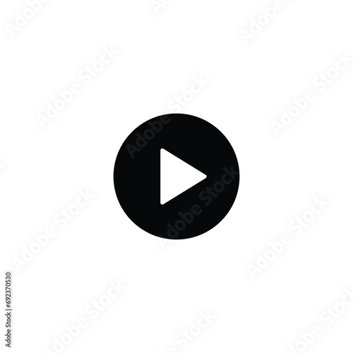 Free Download Play icon, play sign vector for web site Computer and mobile app - GFXLoad