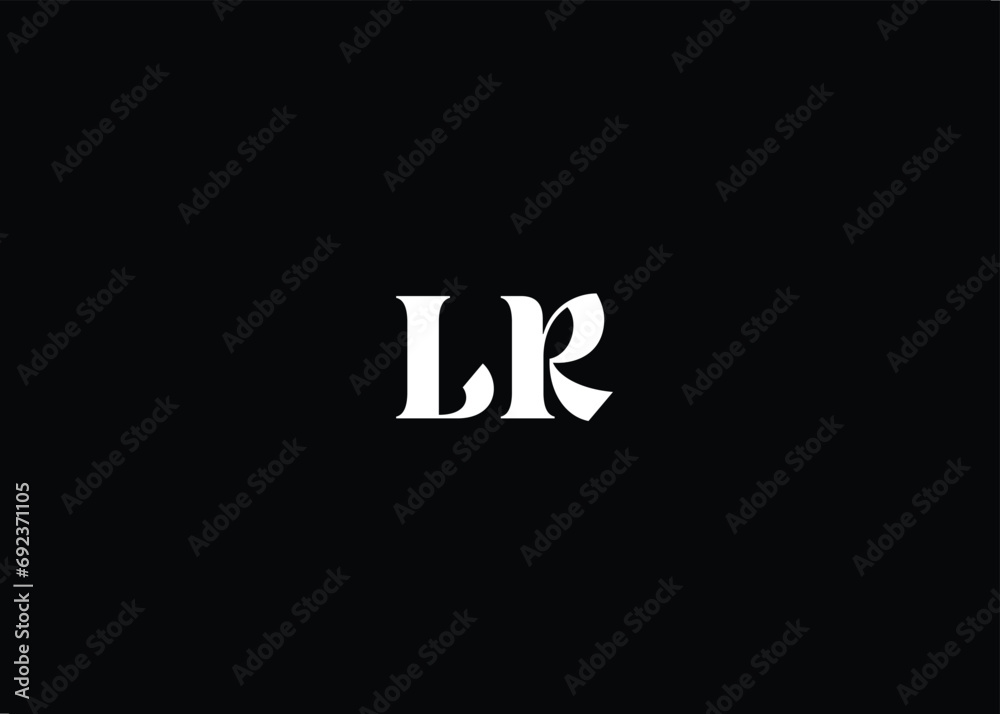 LR letter logo design and initial logo LR letter logo design and initial logo