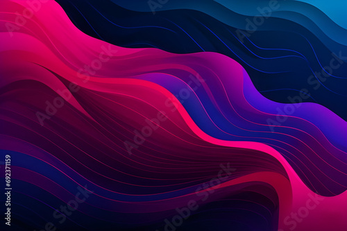 A mesmerizing abstract background featuring a blend of dark blue, violet, purple, magenta, pink, burgundy, and red was crafted for design purposes.