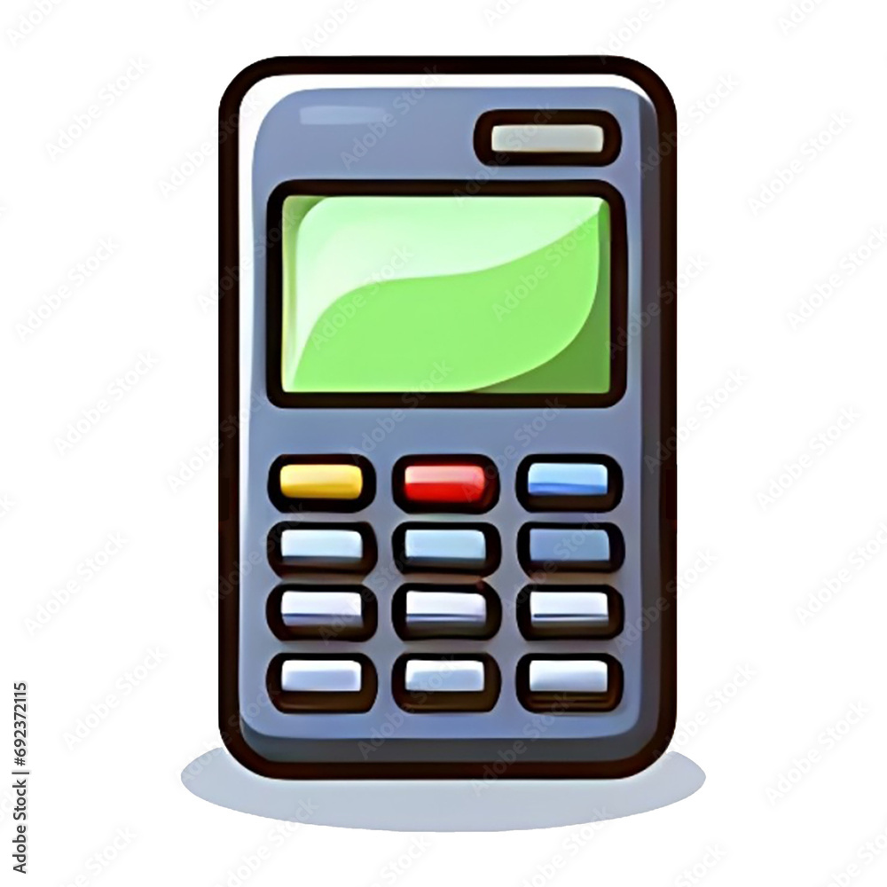 Isolated calculator icon on white background Isolated calculator icon on white background