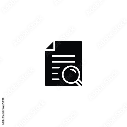 document search icon vector for web for web site Computer and mobile app