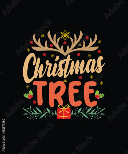  christmas t-shirt design, santa claus, holiday, fun, illustration, happy, vector, element, gift, card