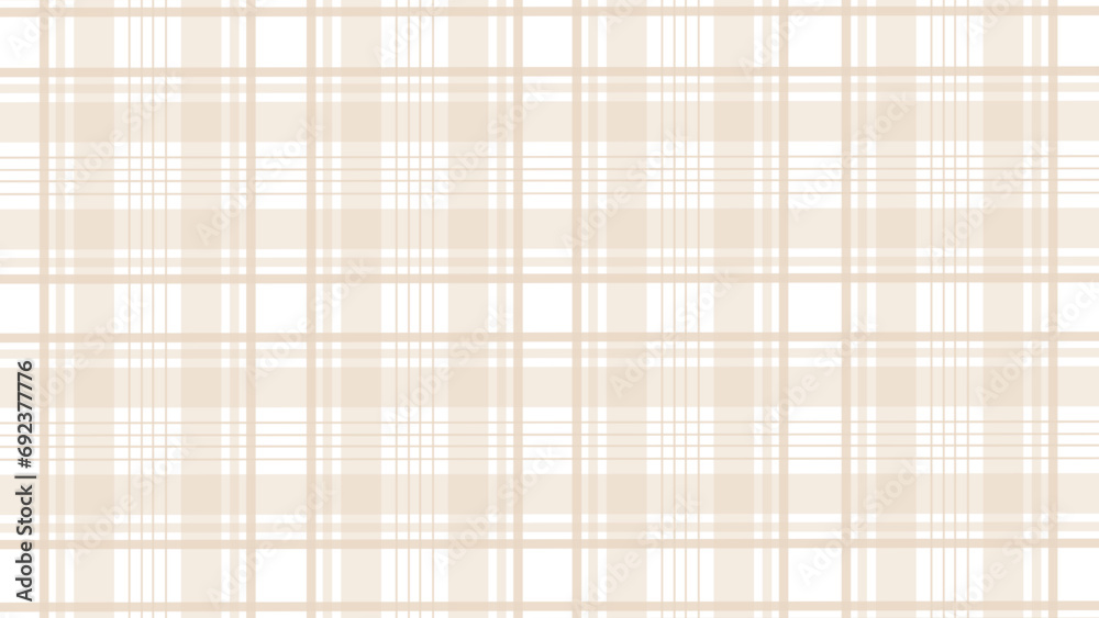 Beige and white plaid texture as a background Beige and white plaid texture as a background