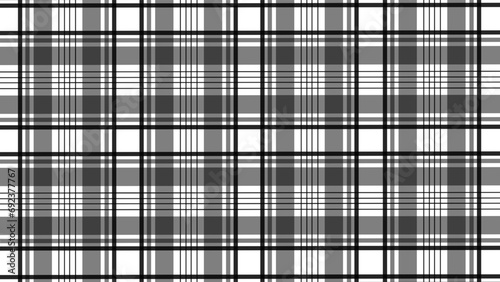 Black and white plaid texture as a background	