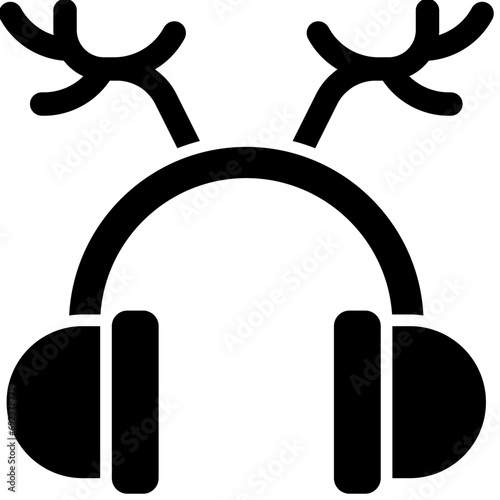 Earmuffs icon, Christmas related vector illustration