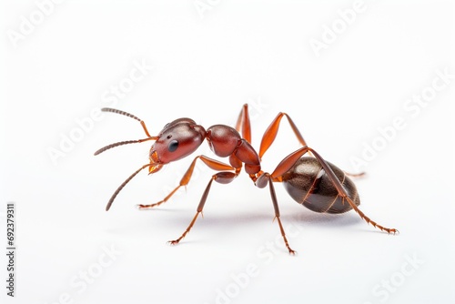 ants white background photo