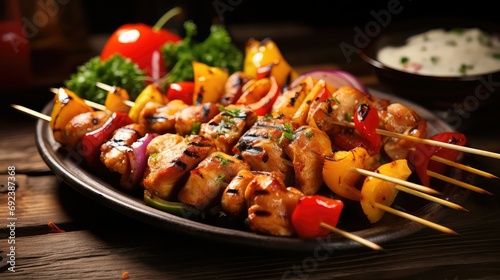 grill chicken bbq food illustration barbecue delicious, tasty marinated, juicy tender grill chicken bbq food photo