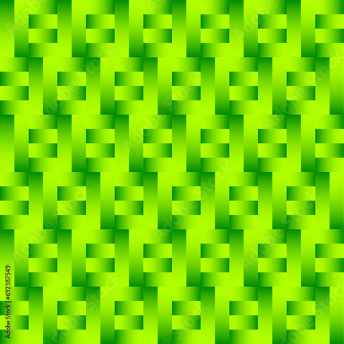 woven pattern with green and yellow