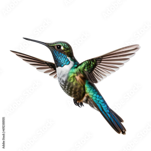 hummingbird on PNG transparent background