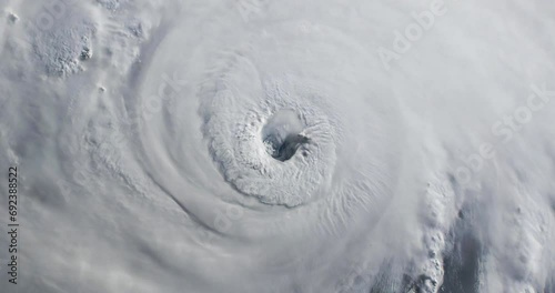 Aerial view of a cyclone photo