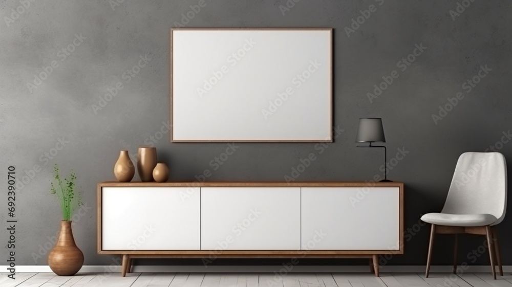 modern living room.  generative ai