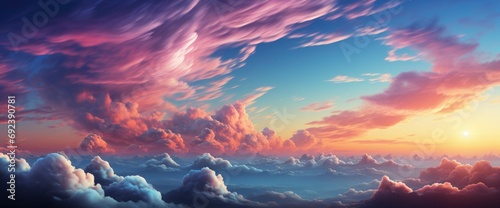 Background Beautiful Sky Colorful , Background Banner HD © Alex Cuong