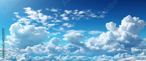 Blue Sky Background Tiny Cloud   Background Banner HD