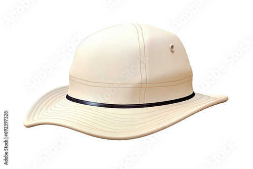 Sun Shield Stalwart: Cricket Hat for Ultimate UV Protection isolated on transparent background