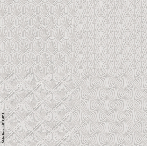 geometric 3d decorative structure wallpaper pattern, multi texture background, digital ceramic tile, carpet, cover design.