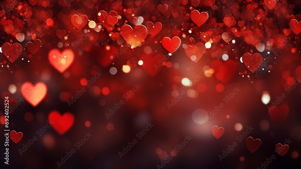 red heart romantic background for valentine day generated by AI tool red heart romantic background for valentine day generated by AI tool