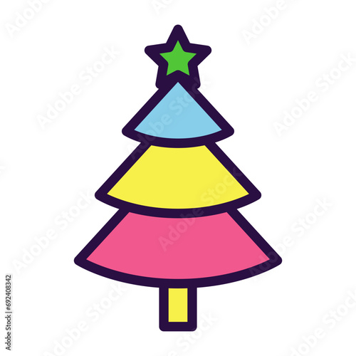 Christmas Tree Icon Clipart