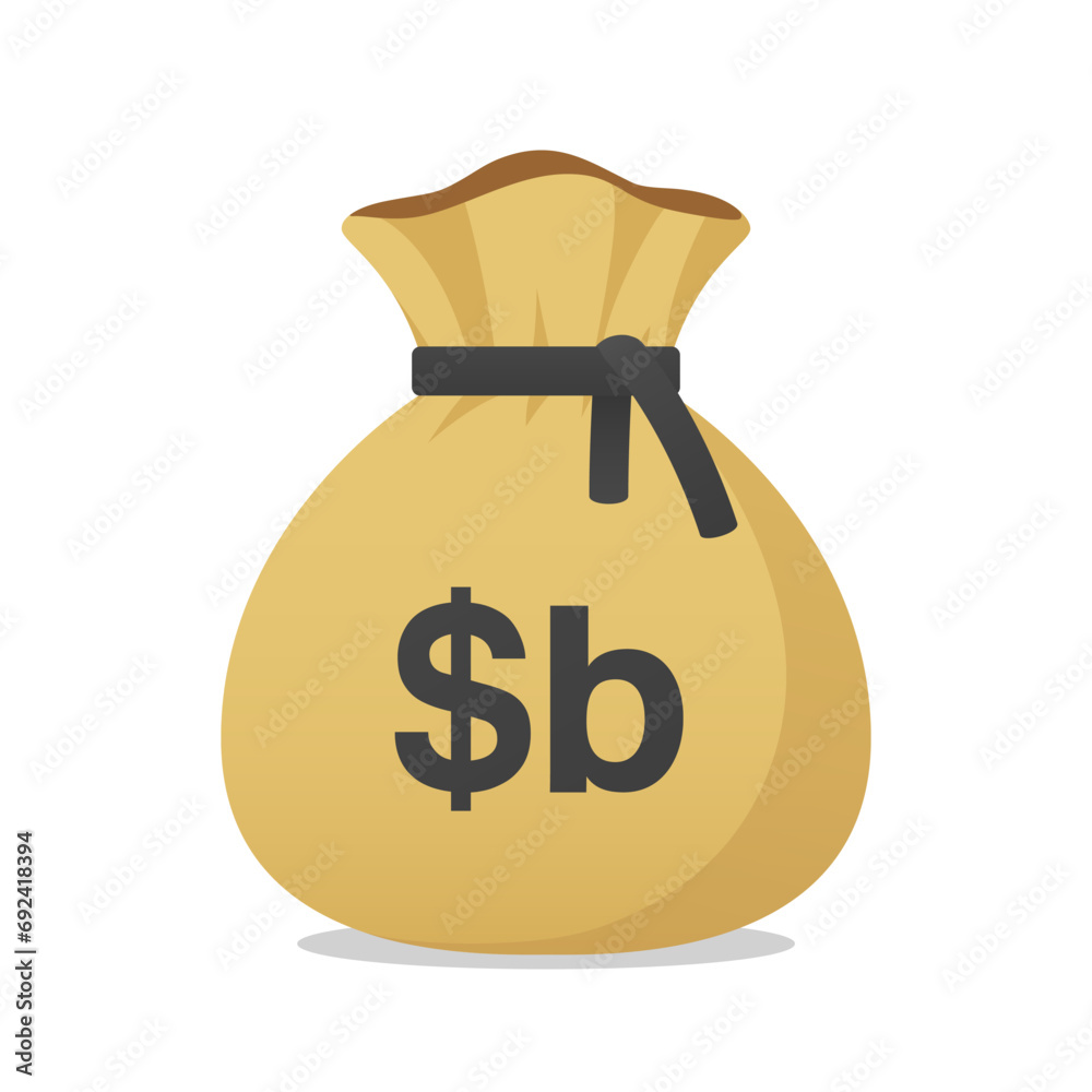 Moneybag with bolivia boliviano symbol. Cash money, currency, business and financial item. Flat vector moneybag sign. Moneybag with bolivia boliviano symbol. Cash money, currency, business and financial item. Flat vector moneybag sign.