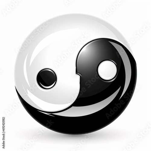 yin yang symbol black and white symbol 