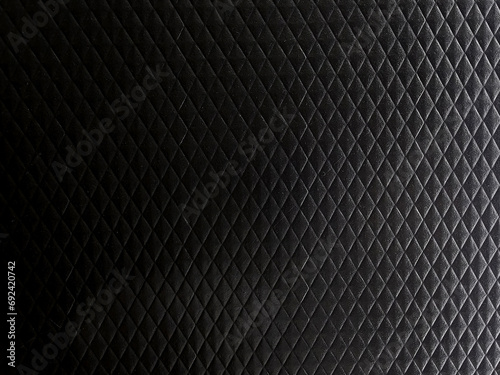 Black Leather Wall Texture for Background.