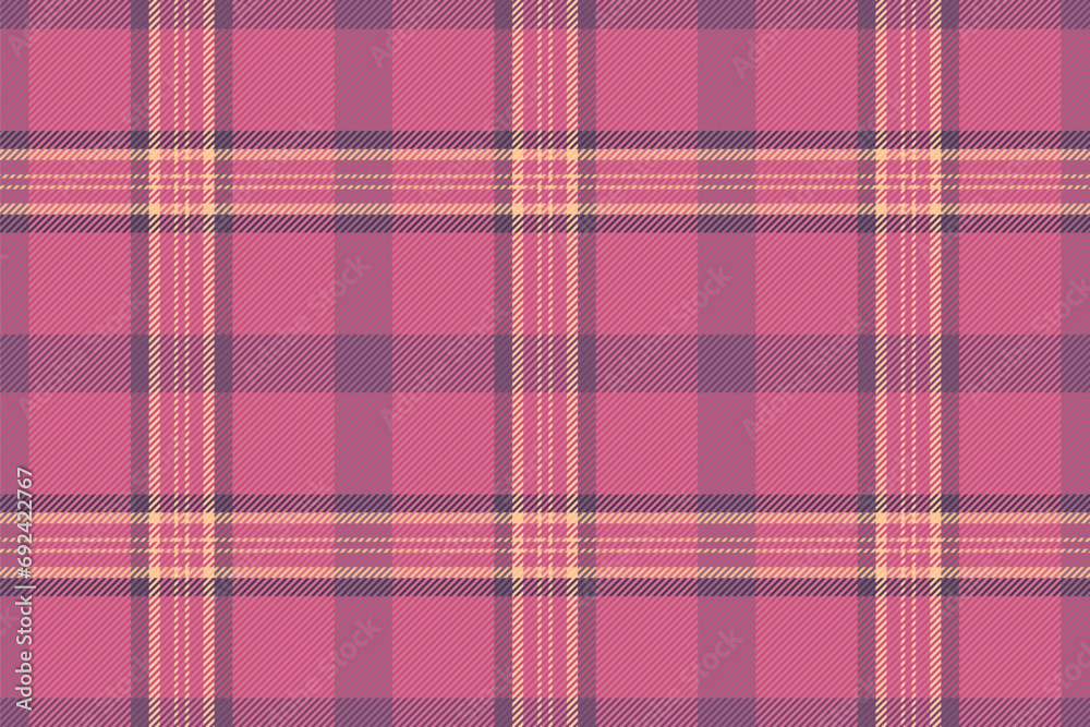 Plaid check textile of tartan fabric pattern with a vector seamless background texture. Plaid check textile of tartan fabric pattern with a vector seamless background texture.
